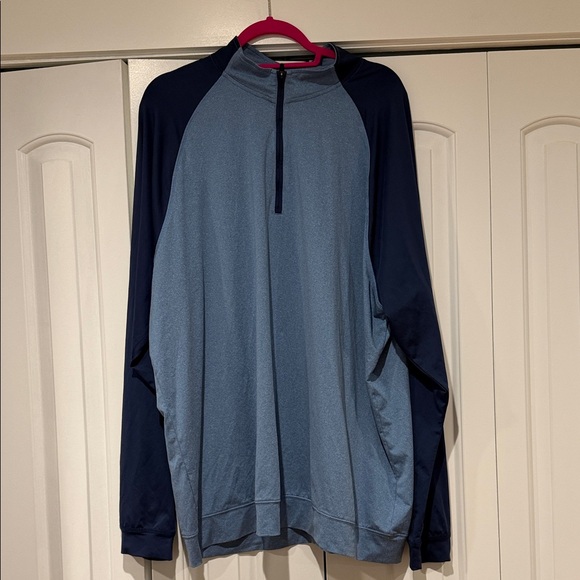 Johnnie-o Blue and Navy Quarter-Zip Pullover XXL - Picture 1 of 8